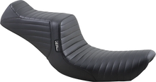 Load image into Gallery viewer, Le Pera Tailwhip Seat - Pleated - Black - FXD &#39;96-&#39;03 LN-581PT - Main Product View