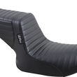 Load image into Gallery viewer, Le Pera Tailwhip Seat - Pleated - Black - FXR '82-'94 L-588PT - Main Product View