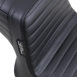 Load image into Gallery viewer, Le Pera Tailwhip Seat - Pleated - Black - FXR '82-'94 L-588PT - Side View