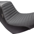 Load image into Gallery viewer, Le Pera Tailwhip Seat - Pleated w/ Grip Tape - Black - FL/FX '18-'23 LYR-580PTGP - Main Product View