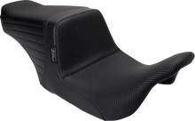 Load image into Gallery viewer, Le Pera Tailwhip Up Front Seat - Basket Weave - Black - FL '08-'23 LKU-587BW - Main Product View