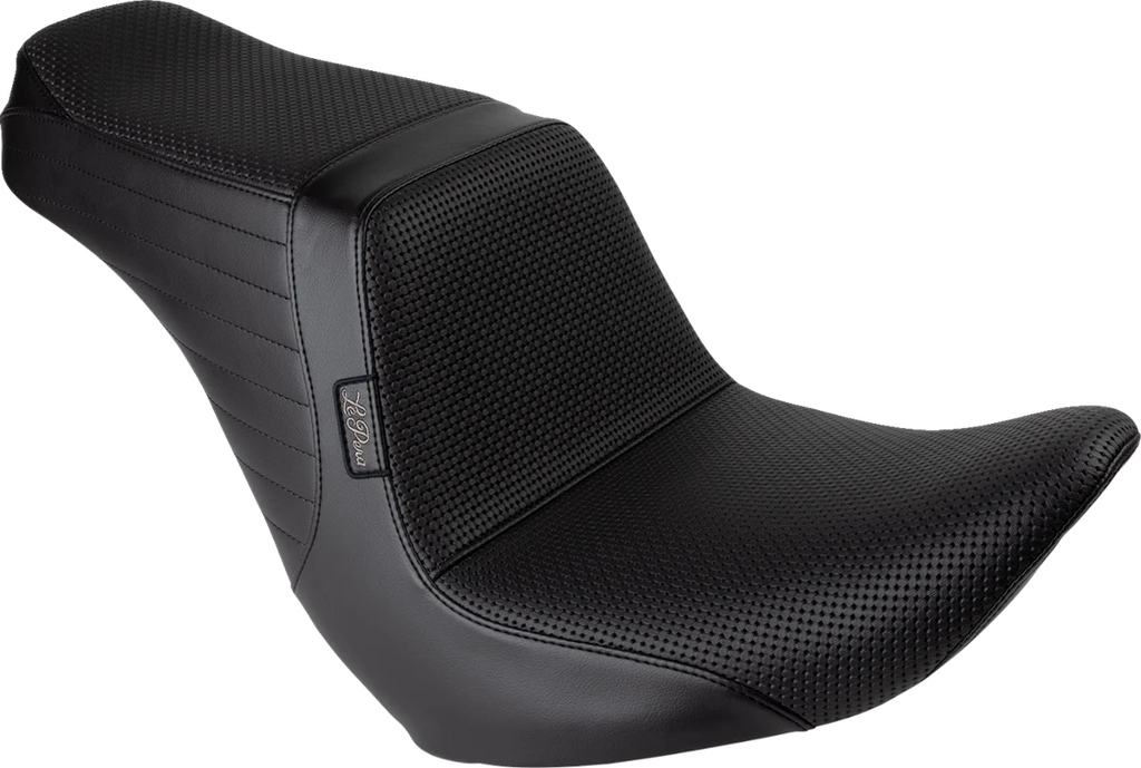 Le Pera Tailwhip Up Front Seat - Basket Weave - Black - FLSB/FXLR '18-'24 LYRU-580BW - Main Product View