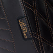 Load image into Gallery viewer, Le Pera Tailwhip Up Front Seat - Double Diamond w/ Chestnut Thread - FL '08-'24 LKU-587DD-CHET - Back View