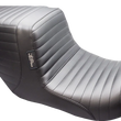 Load image into Gallery viewer, Le Pera Tailwhip Up Front Seat - Pleated - Black - FL '08-'24 LKU-587PT - Main Product View