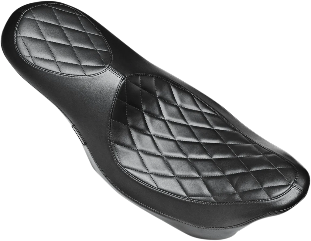 Le Pera Villain Seat - Smooth - Black - FLT '02-'07 LH-817 - Detail View