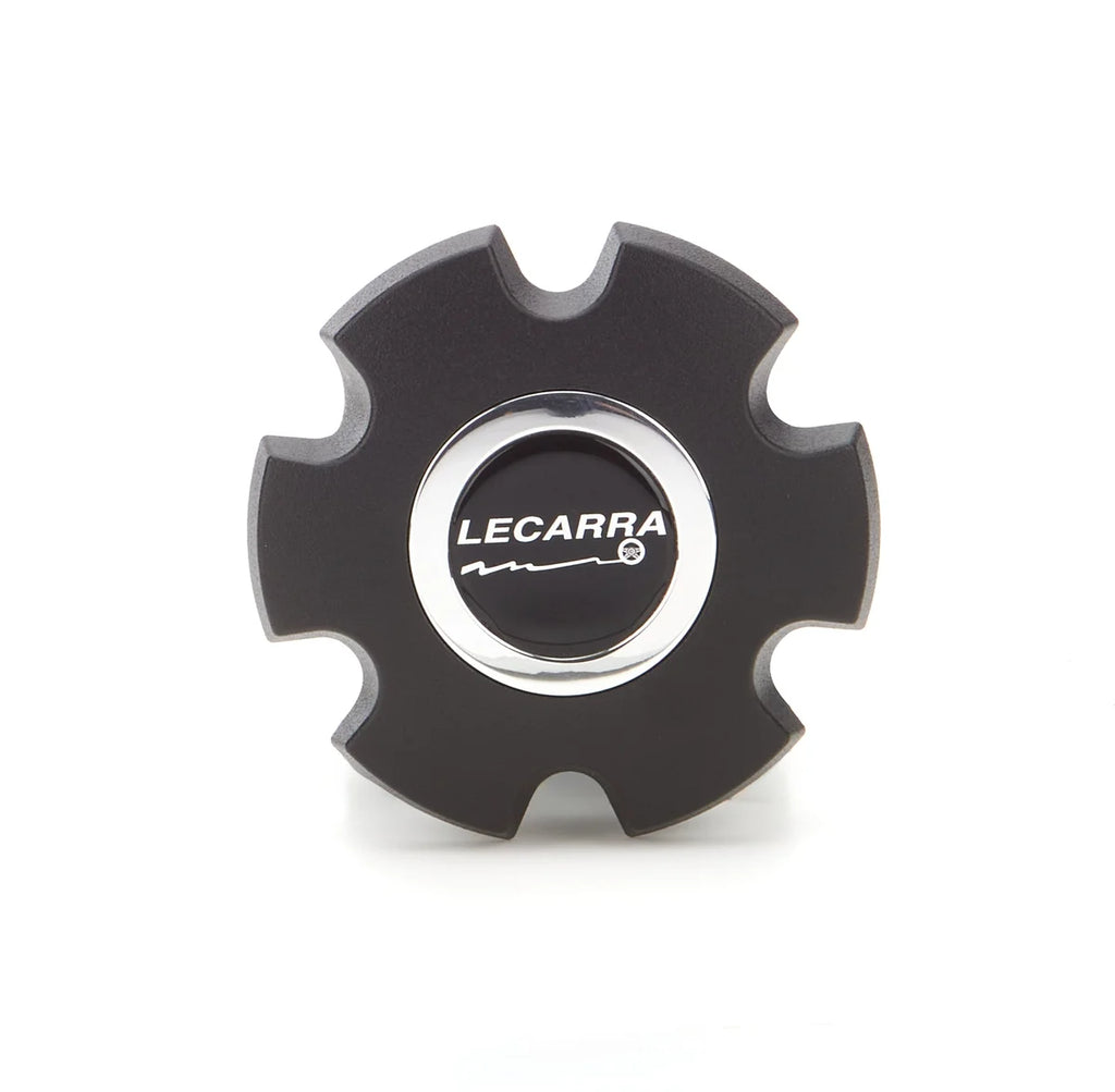 Lecarra Billet Horn Button Black Lecarra Logo 3642