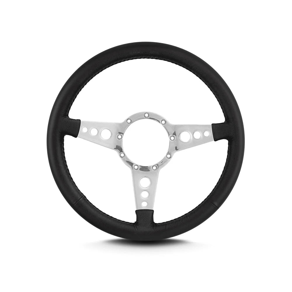 Lecarra Steering Wheel Mark 4 GT Polished w/Black Wrap 42201