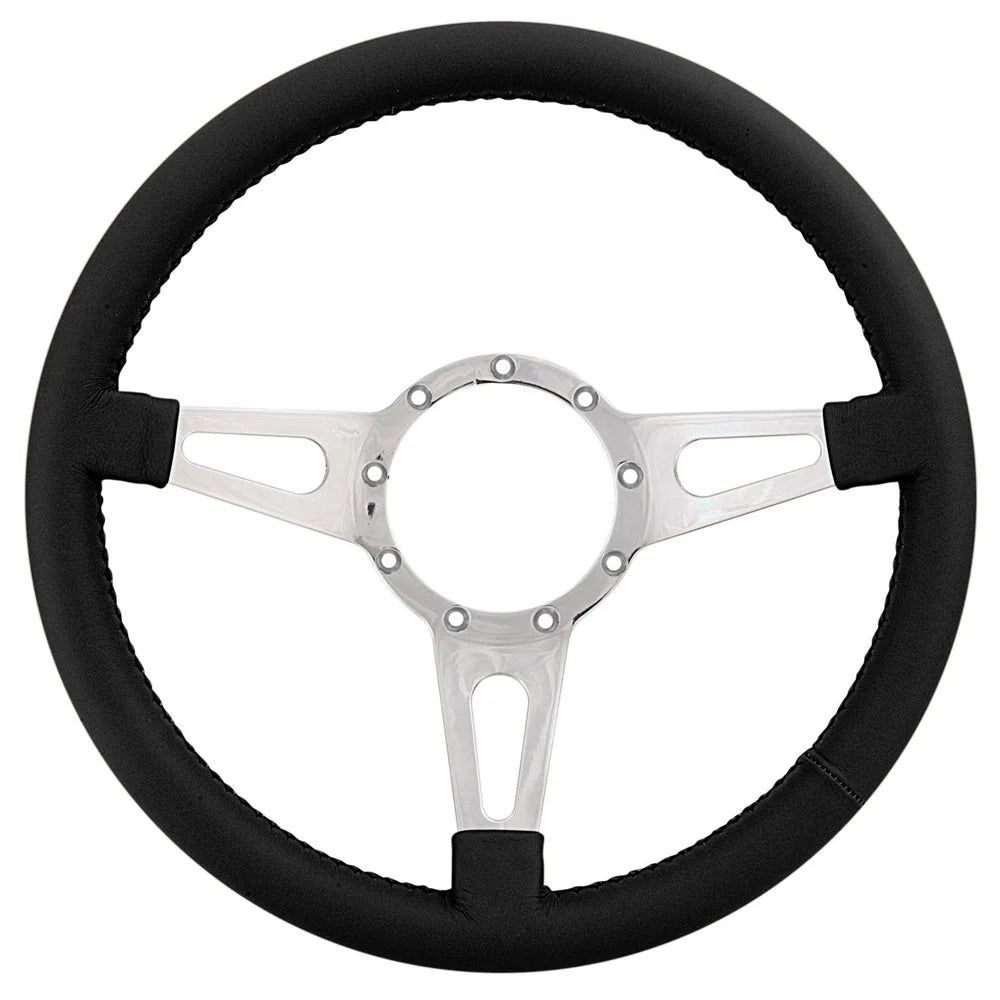Lecarra Steering Wheel Mark 4 Su preme Pol. w/ Black Wrap 44201
