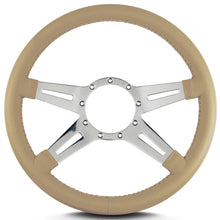 Load image into Gallery viewer, Lecarra Steering Wheel Mark 9 El egante Pol. w/Tan Wrap 93209