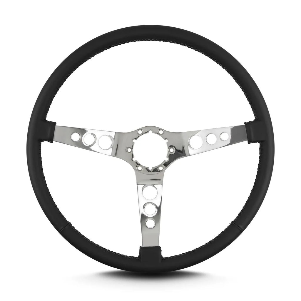 Lecarra Steering Wheel Stainless Steel Vette Hot Rod 66801