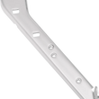 Load image into Gallery viewer, Left Saddlebag Rail Support Bracket - Chrome DragSpecialties S77-0135L - Main Product View