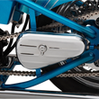 Load image into Gallery viewer, Left Teardrop Toolbox - Chrome DragSpecialties 74348 - Side View