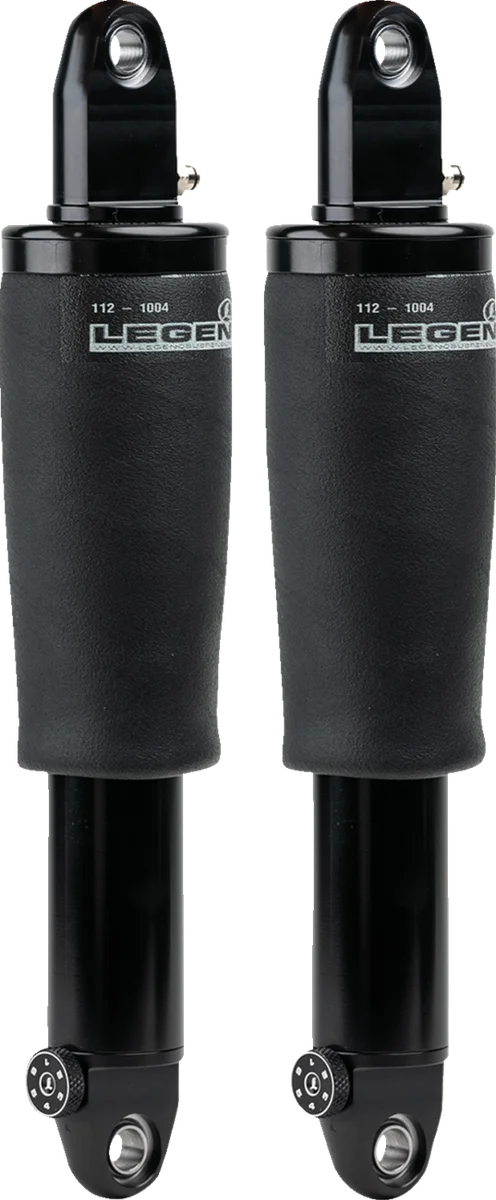 Legend Suspension AIR-A Adjustable AIR Suspension - 13.6" fits Harley-Davidson Tri-Glide - Side View