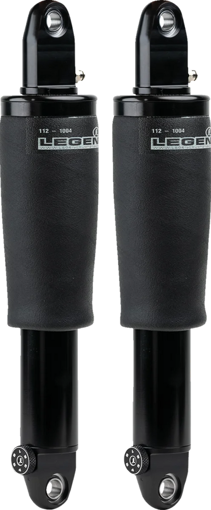 Legend Suspension AIR-A Adjustable AIR Suspension - 13.6" fits Harley-Davidson Tri-Glide - Side View