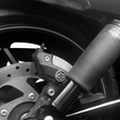 Load image into Gallery viewer, Legend Suspension AIR-A Adjustable AIR Suspension - Black fits Harley-Davidson V-Rod - Installation View
