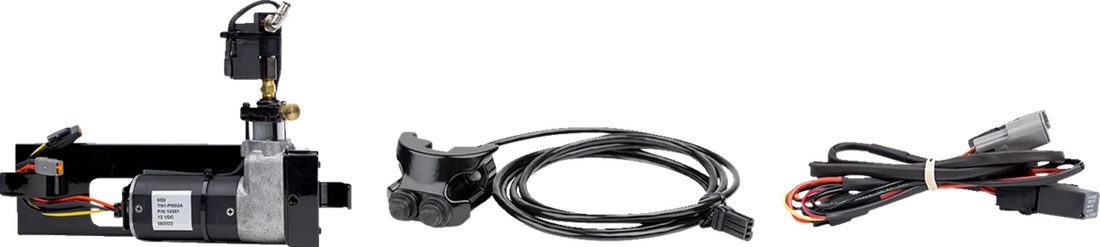 Legend Suspension AIR-A Adjustable AIR Suspension fits Harley-Davidson Tri-Glide - Side View