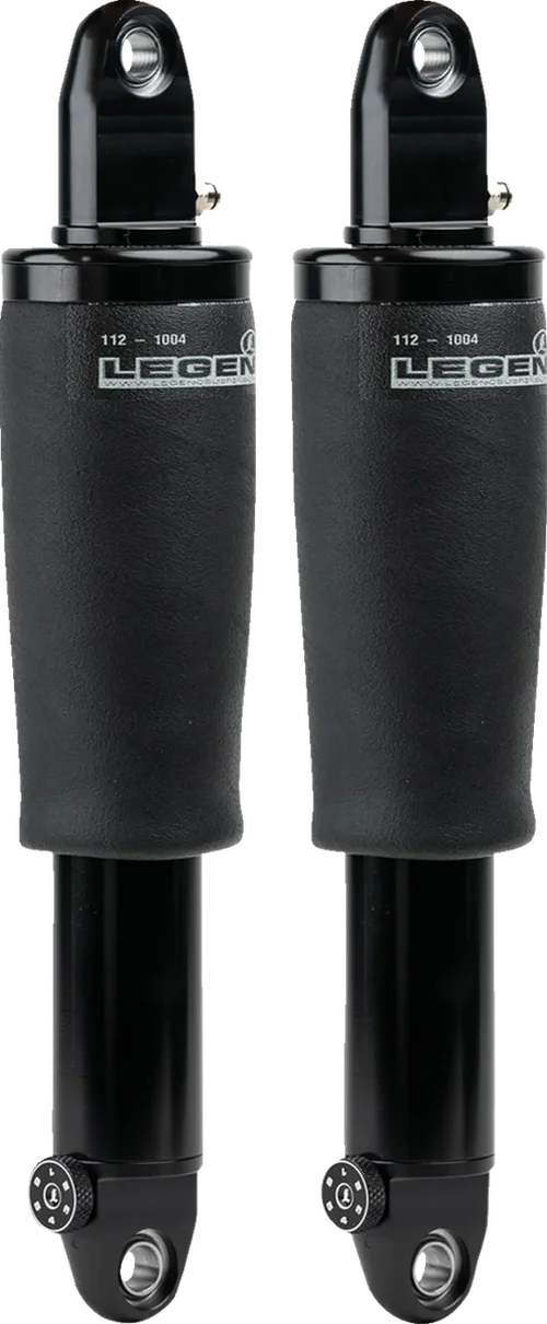 Legend Suspension AIR-A Adjustable AIR Suspension - 13.6" fits Harley-Davidson Tri-Glide - Side View