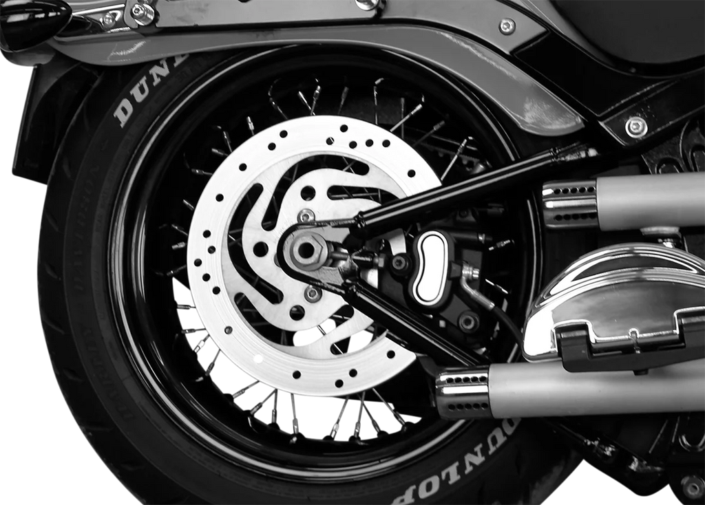 Legend Suspension AIR AIR Suspension fits 1988-1999 Harley-Davidson Softail FXST / FLST - Back View