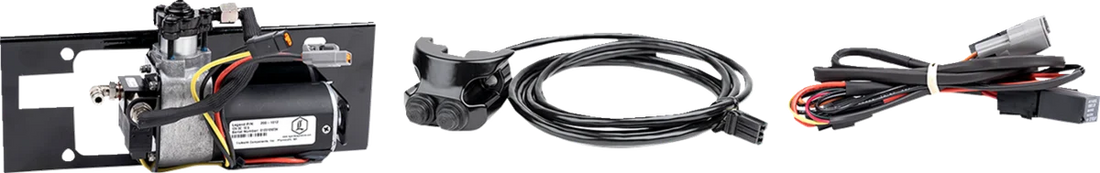 Legend Suspension AIR AIR Suspension fits 2000-2017 Harley-Davidson Softail - Side View