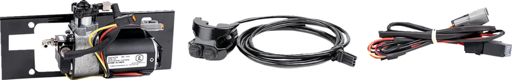 Legend Suspension AIR AIR Suspension fits 2000-2017 Harley-Davidson Softail - Side View