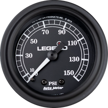 Load image into Gallery viewer, Legend Suspension Fairing Mounted LED Backlit PSI Gauges - Black - Main Product View
