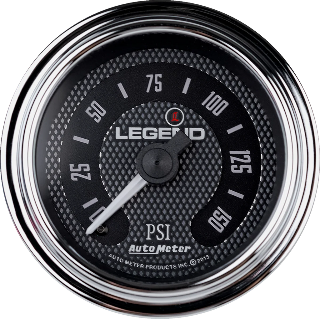 Legend Suspension Fairing Mounted LED Backlit PSI Gauges - Diamond Cut - Main Product View