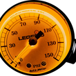 Load image into Gallery viewer, Legend Suspension Fairing Mounted LED Backlit PSI Gauges - Silver - Side View
