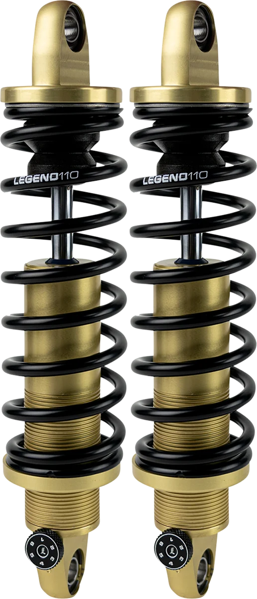 Legend Suspension REVO-A Adjustable Dyna Coil Suspension - Gold - Heavy-Duty - 12" 13101781 - Back View