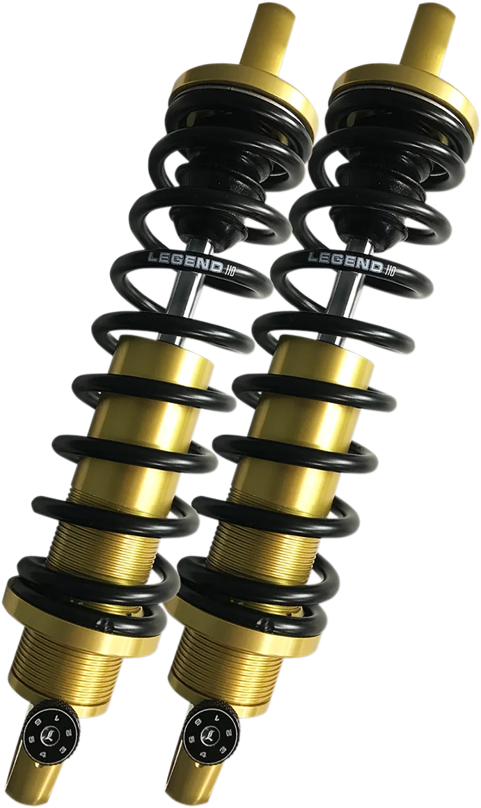 Legend Suspension REVO-A Adjustable Dyna Coil Suspension - Gold - Heavy-Duty - 14" 13101783 - Side View