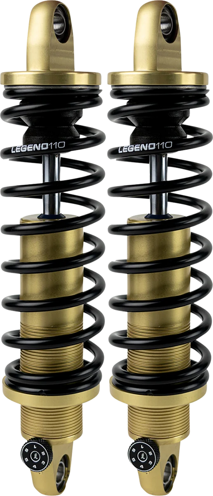 Legend Suspension REVO-A Adjustable Dyna Coil Suspension - Gold - Heavy-Duty - 14" 13101783 - Back View