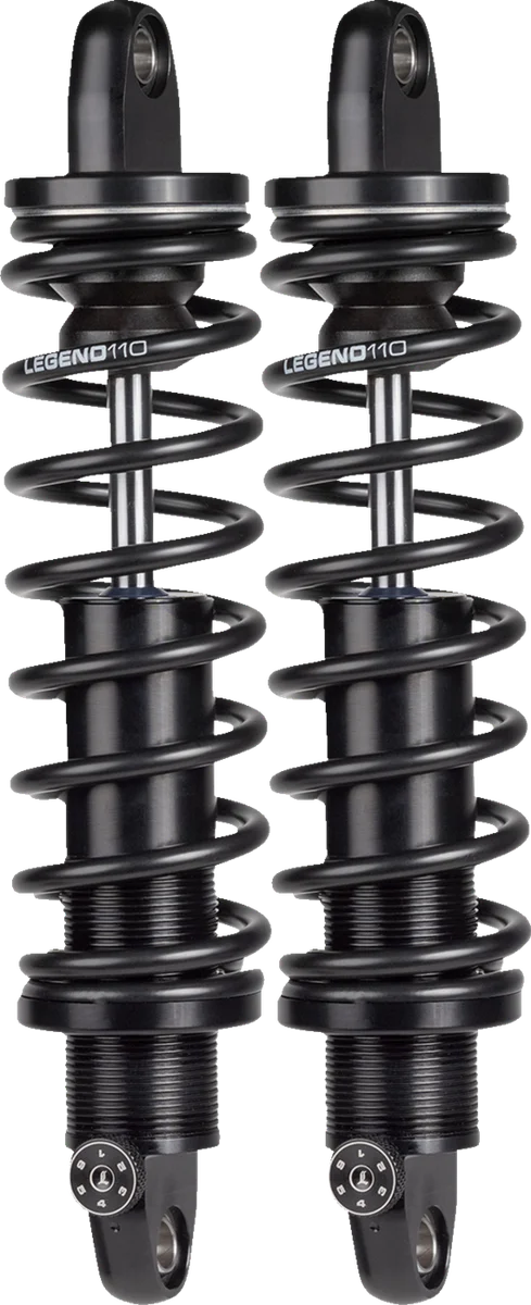 Legend Suspension REVO-A Adjustable Dyna Coil Suspension - Black - Standard - 12" - Side View