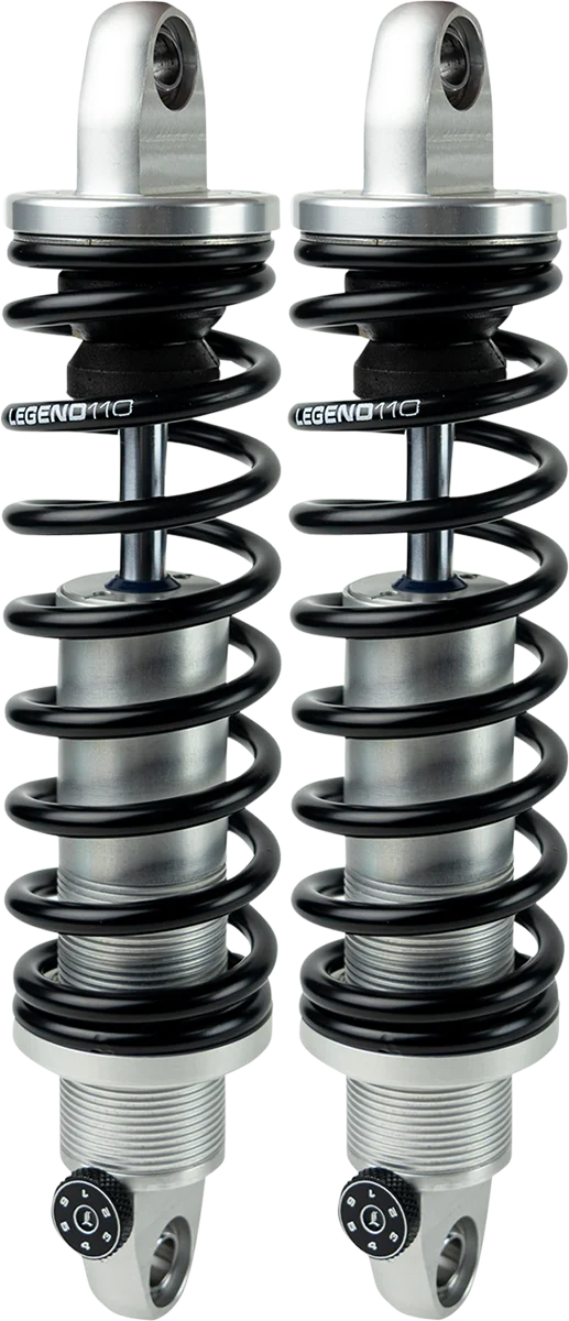 Legend Suspension REVO-A Adjustable Dyna Coil Suspension - Clear Anodized - Standard - 13" - Back View