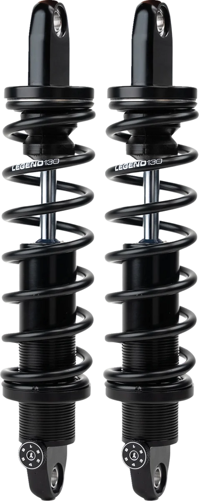 Legend Suspension REVO-A Heavy-Duty - Black - 13.6" 1310-2312 fits Harley-Davidson Triglide - Back View