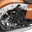Load image into Gallery viewer, Legend Suspension REVO-A Shocks - Black - 12" HD fits 1999+ Harley-Davidson FL - Back View