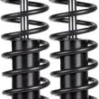 Load image into Gallery viewer, Legend Suspension REVO-A Shocks - Black - 13" fits 1999+ Harley-Davidson FL - Side View