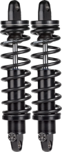 Load image into Gallery viewer, Legend Suspension REVO-A Shocks - Black - 13" fits 1999+ Harley-Davidson FL - Side View