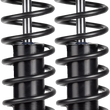 Load image into Gallery viewer, Legend Suspension REVO-A Shocks - Black - Heavy-Duty - 13" fits 2009+ Harley-Davidson Tri Glide - Side View
