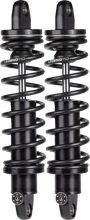 Load image into Gallery viewer, Legend Suspension REVO-A Shocks - Black - Heavy-Duty - 13" fits 2009+ Harley-Davidson Tri Glide - Side View