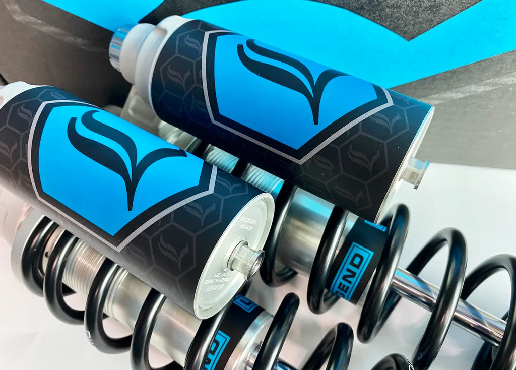 Legend Suspension REVO ARC Canister Decal - Blue 43202406 - Back View