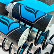Load image into Gallery viewer, Legend Suspension REVO ARC Canister Decal - White 43202403 - Back View