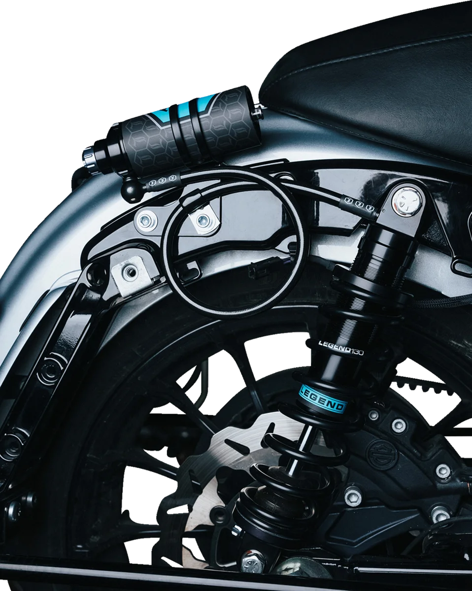 Legend Suspension REVO ARC External Reservoir Mount - Side View