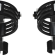 Load image into Gallery viewer, Legend Suspension REVO ARC External Reservoir Mounts - Black - Side View