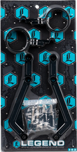 Load image into Gallery viewer, Legend Suspension REVO ARC External Reservoir Mounts - Black - Back View