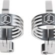 Load image into Gallery viewer, Legend Suspension REVO ARC External Reservoir Mounts - Clear - Installation View