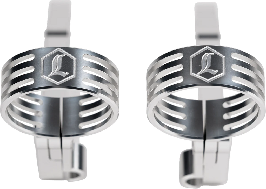 Legend Suspension REVO ARC External Reservoir Mounts - Clear - Installation View
