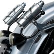 Load image into Gallery viewer, Legend Suspension REVO ARC External Reservoir Mounts - Clear - Additional View 6