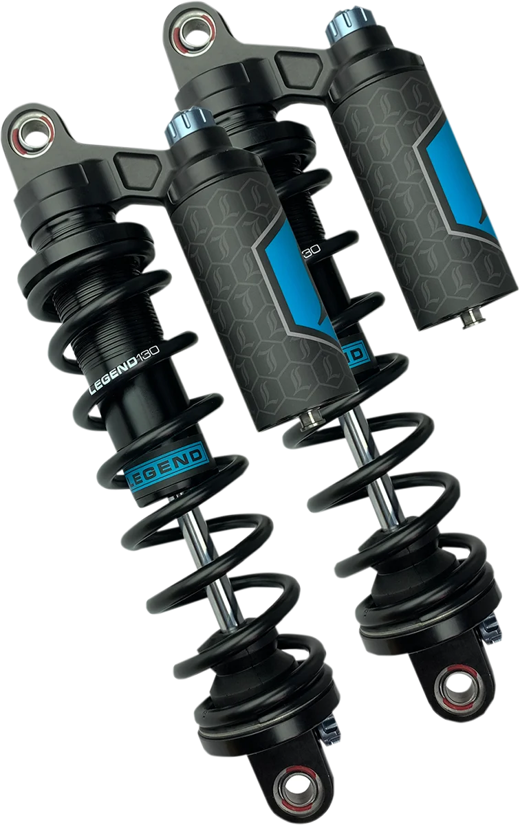 Legend Suspension REVO ARC Piggyback Shocks - Black