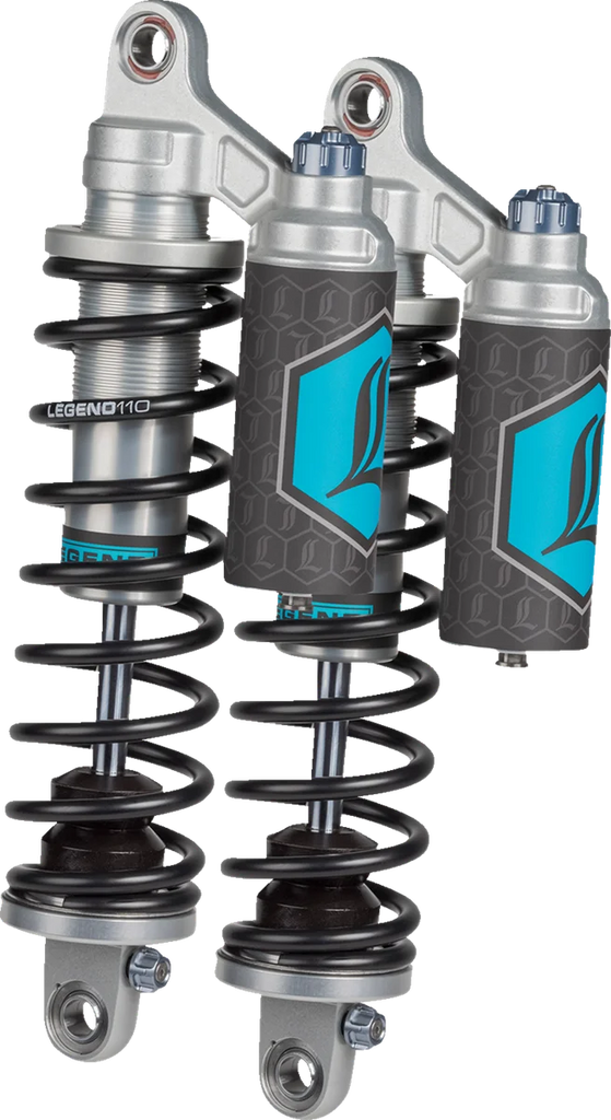Legend Suspension REVO ARC Piggyback Shocks - Clear