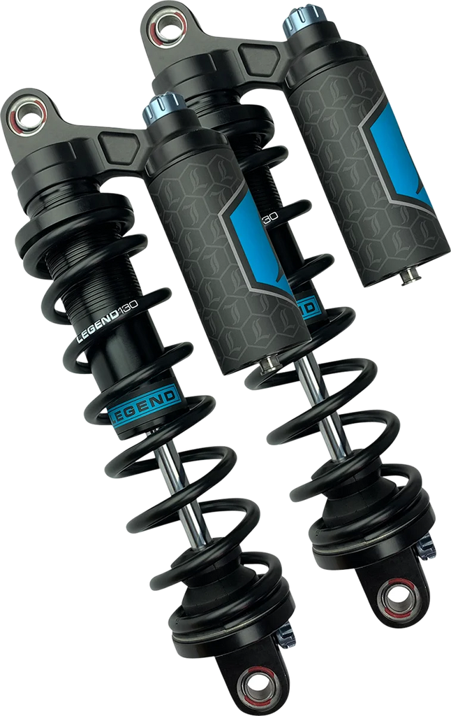 Legend Suspension REVO ARC Piggyback Shocks - Standard - Black - 13" fits 1984-2000 Harley-Davidson FXR - Additional View 6