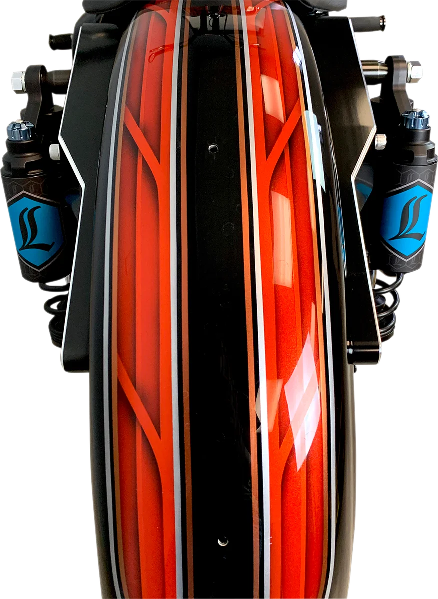 Legend Suspension REVO ARC Piggyback Shocks - Standard - Black - 14" fits 1984-2000 Harley-Davidson FXR - Additional View 5